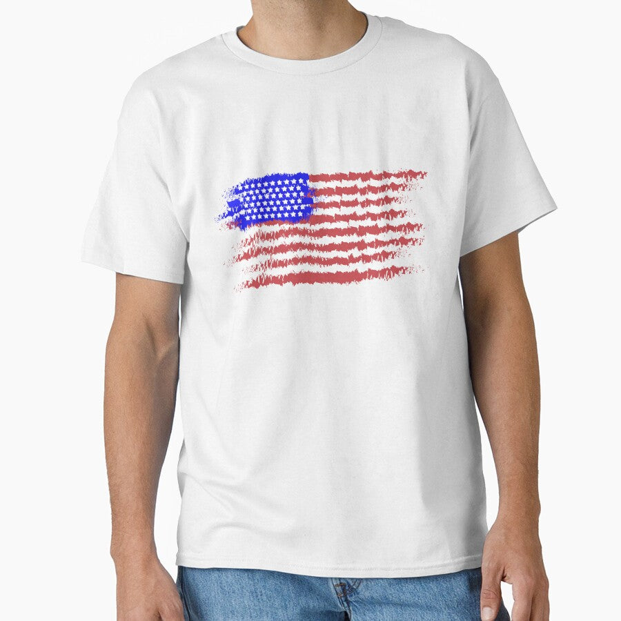 Vintage USA American Flag by TheBlackCircle
