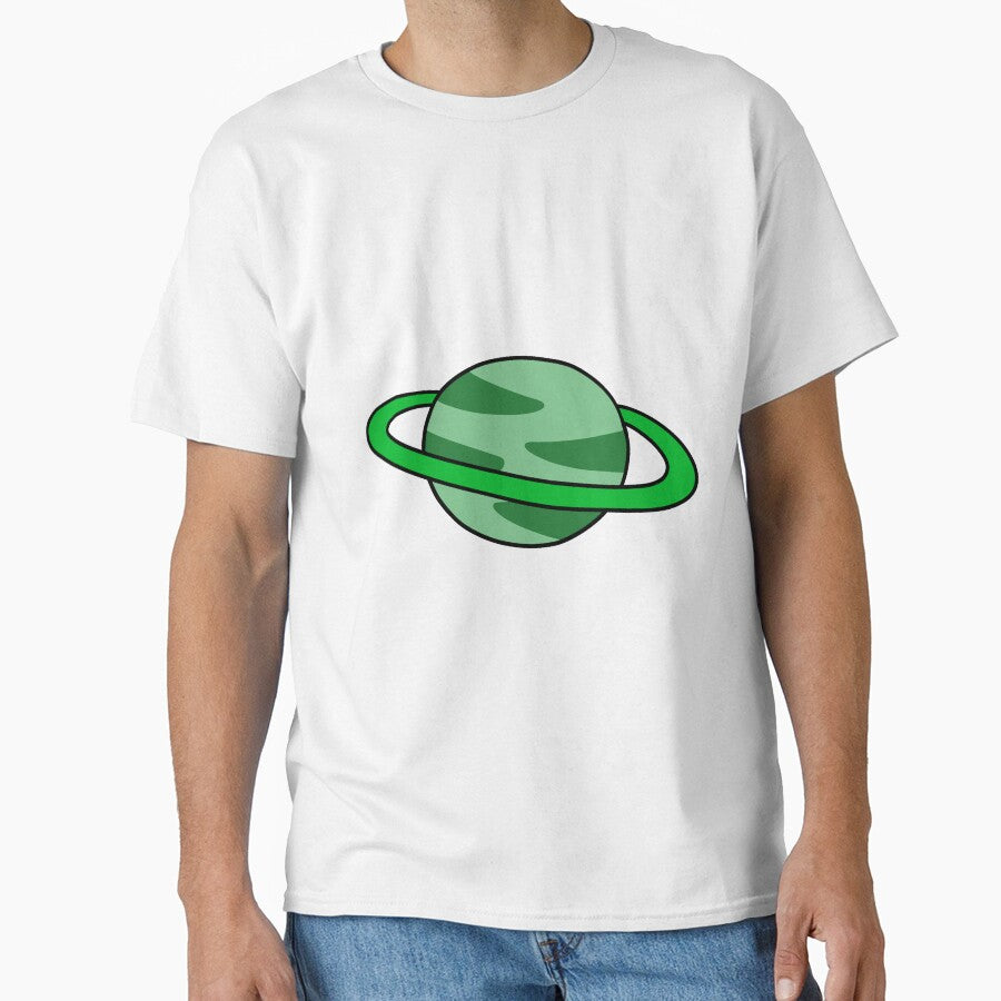 Green Ringed Planet by SaradaBoru
