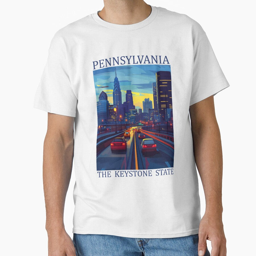 38 Pennsylvania Travel Poster by Lucy Goosy Art