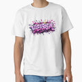 Victoria – Pink Graffiti Name by AlexLineArt