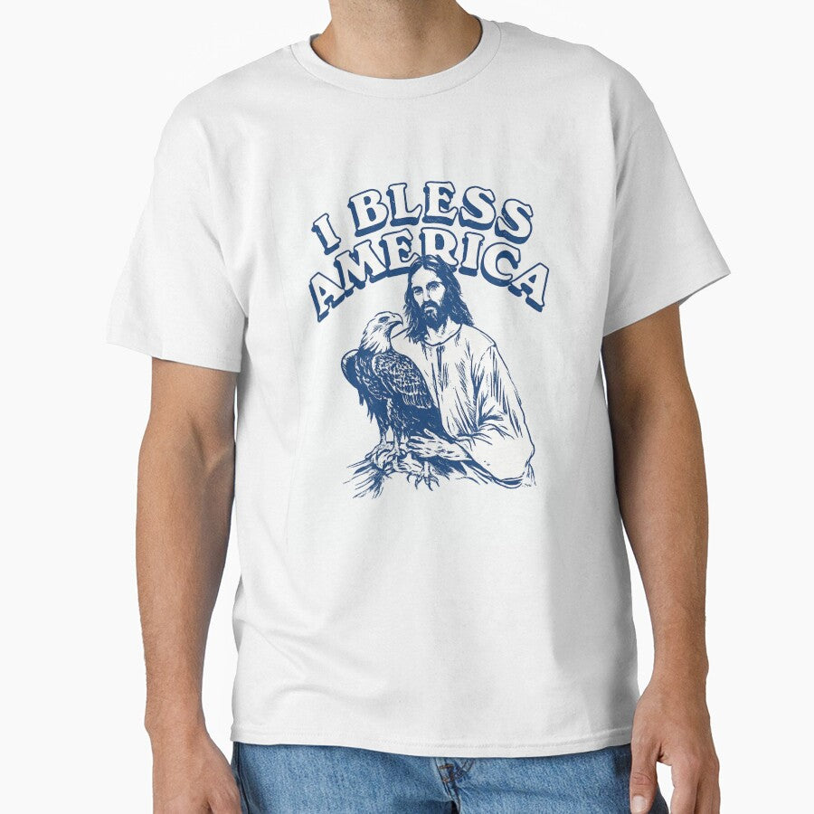 I Bless America Funny Patriotic Humor by Dujosufot