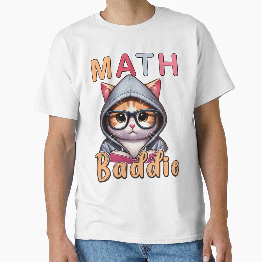 Math Baddie - Cute math t-shirt by TaraGbear