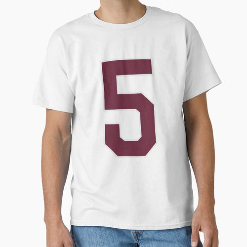 "Number 5 Bold Design - Collegiate Numbers, Varsity Style, Personalized Monogram Art" by artworkathome