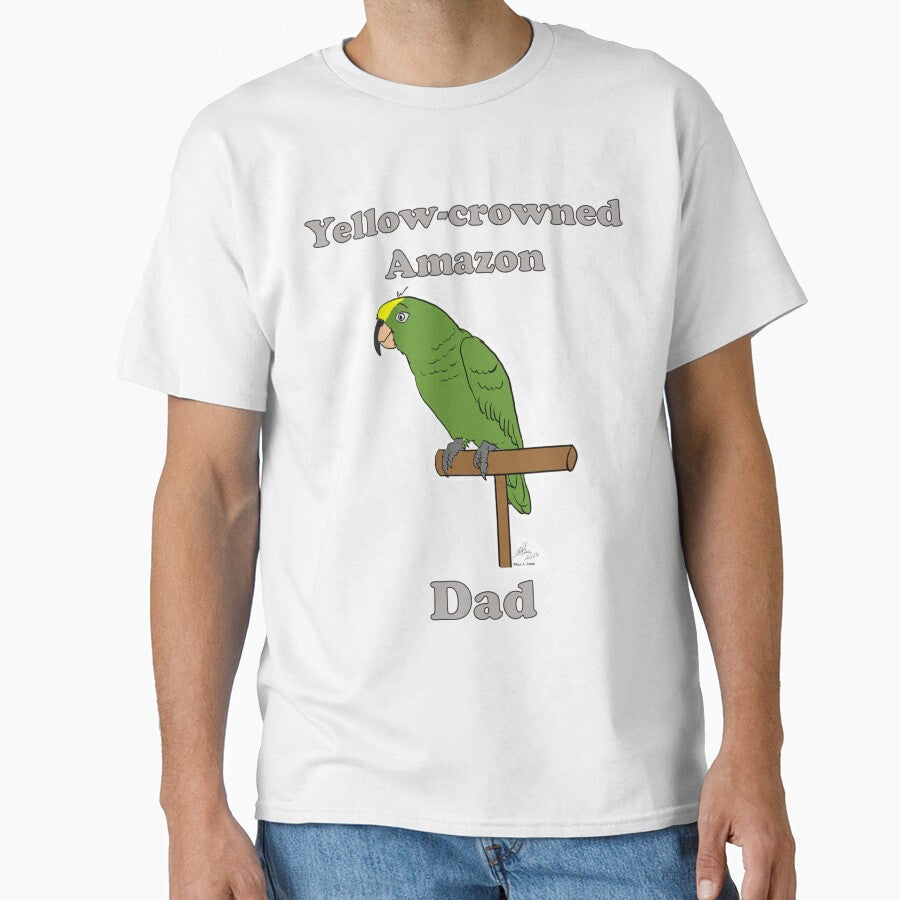 Yellow-crowned Amazon Dad - Oscar Jones by Laughing Parrot Studio