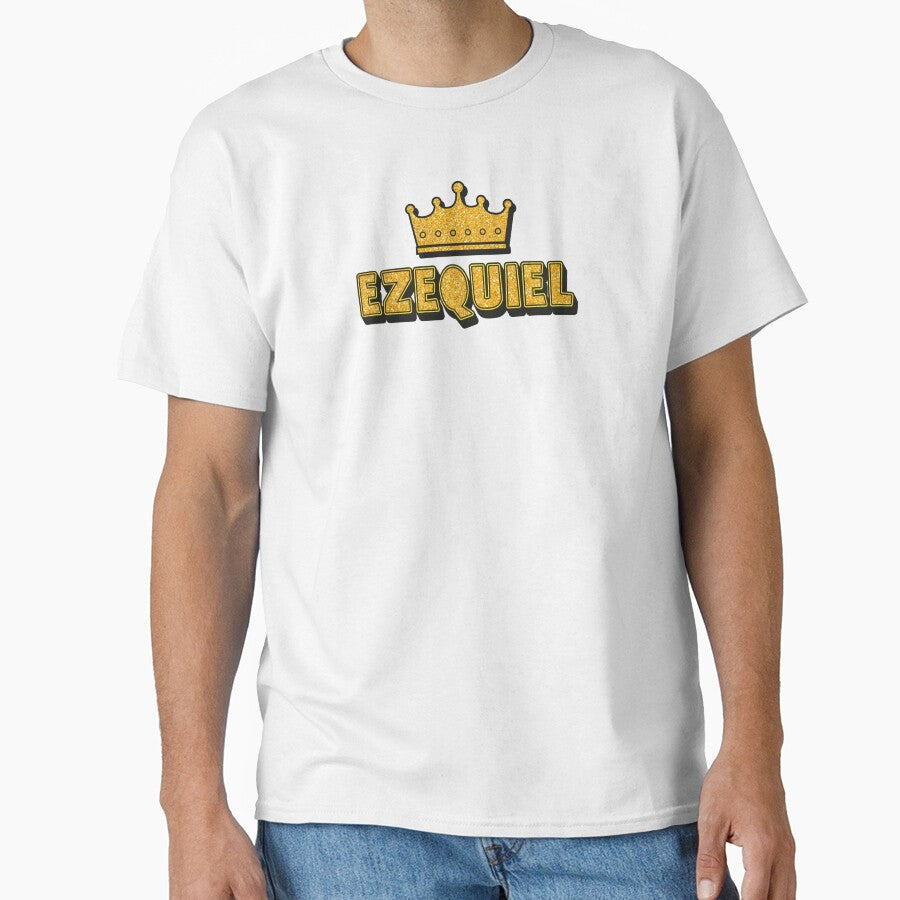 Ezequiel Personalized Name With Crown - Cool & Funny Custom Gift for Men and Boys by Oussinc