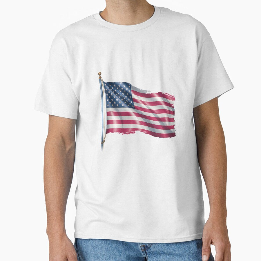 American Flag Pride – USA Patriotic Graphic Artwork by artedigital99