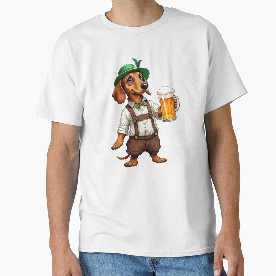 Dachshund Dog Prost by TeeARTHY