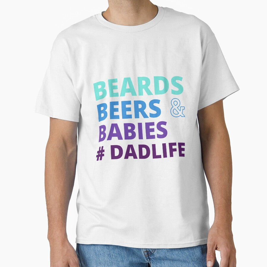 Beards Beers and Babies DadLife,Gift for Him,Gift for Husband,Gift for New dad,father's day by BousboulaStorie