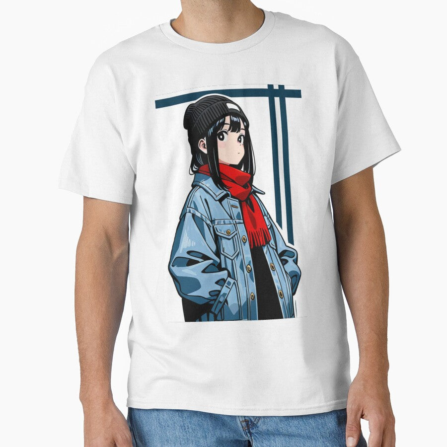 Fashion - outfit woman denim jacket by AnimeShin