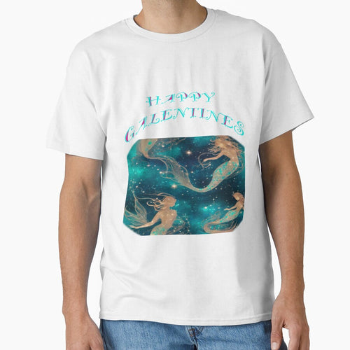 2 Mermaids posing for Galentines card, perfect gift idea for Galentines day by sailorsam1805