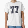 77 Sports Number Seventy-Seven by HelloFromAja