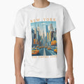 32 New York Travel Poster by Lucy Goosy Art