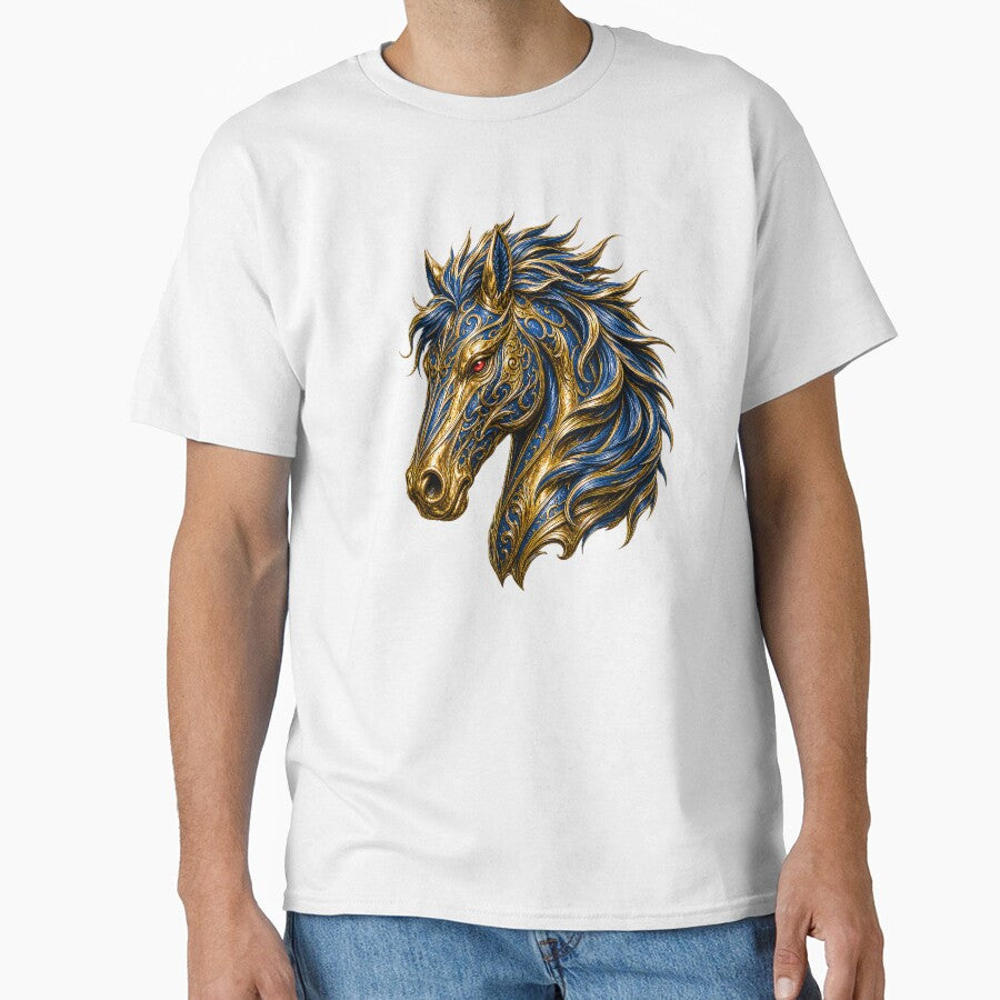 Luxury Ornamental Wildlife Horse for T-Shirts, Hoodies, Stickers & Print-on-Demand by Mnrrstudio