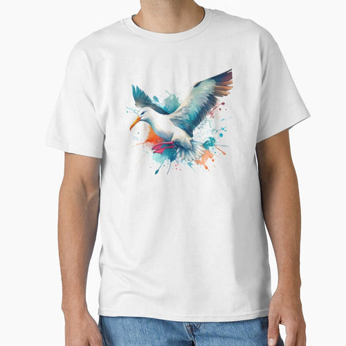A beautiful Albatross with a colorful background by Marcoshop10