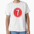 Big Red Dot Number 7 by NECHSTORE
