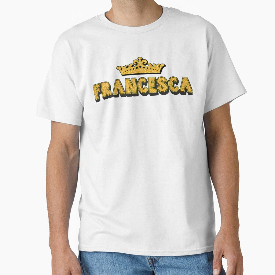 Francesca Personalized Funny Custom Name Crown Design by Watsonarts
