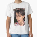 CORTISs Seonghyeon Kpop Boy Group Black and White Collage Digital Art Portrait by AJUNICE STUDIO