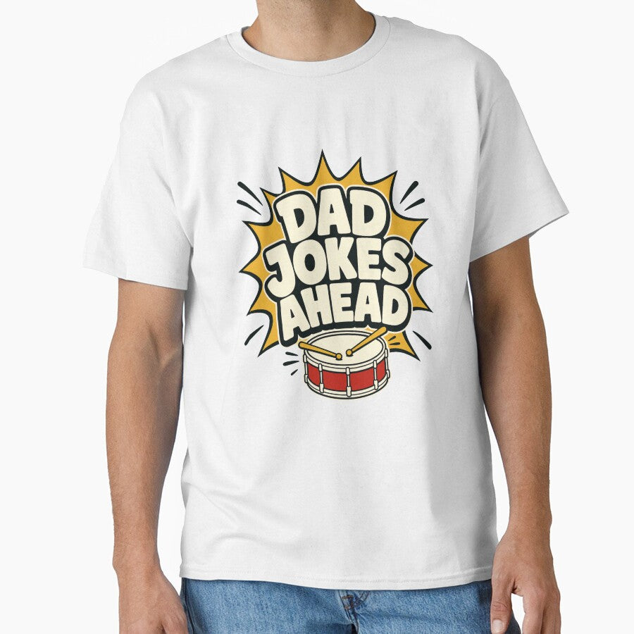 Dad Jokes Ahead Funny Father's Day by pirminio