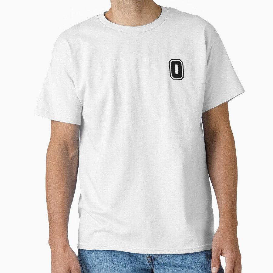 Number 0 - Classic Minimalist Digit by stickerorange