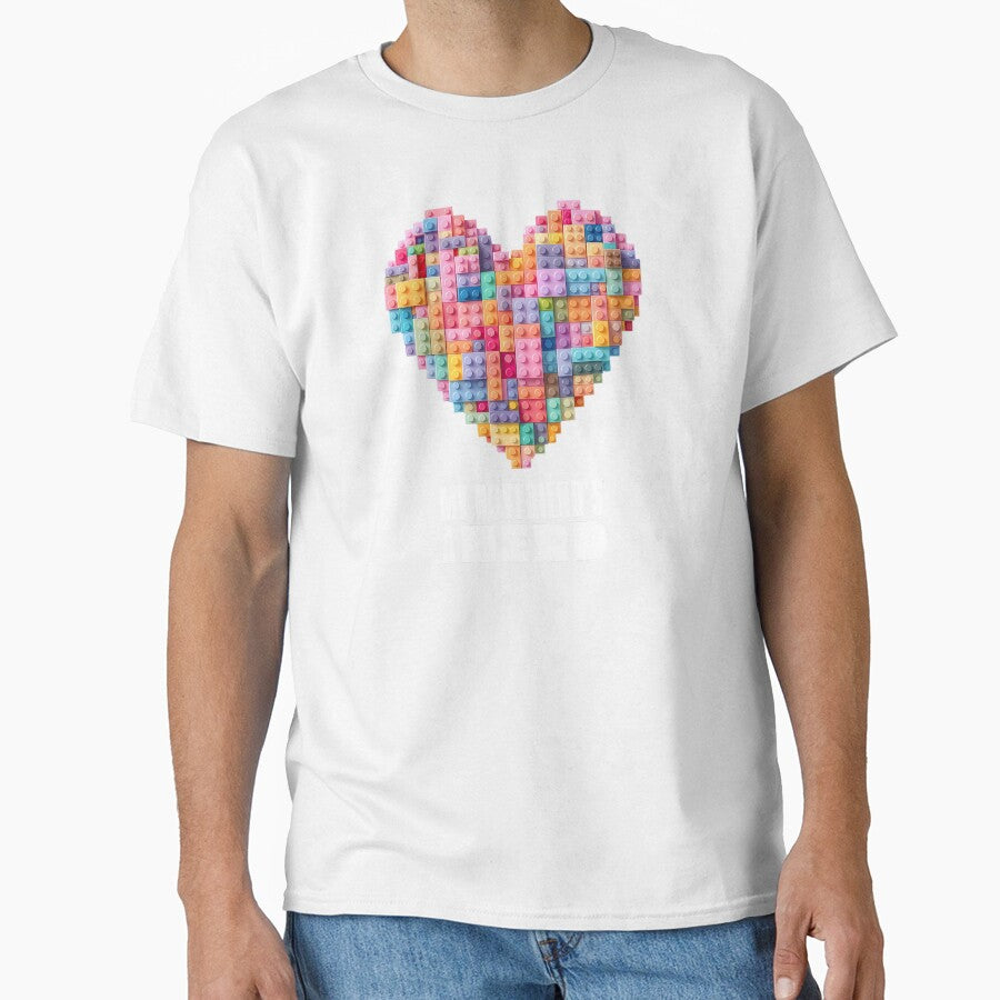 Blocks Heart Colorful Nerd Boyfriend Valentine by SStarDesigns