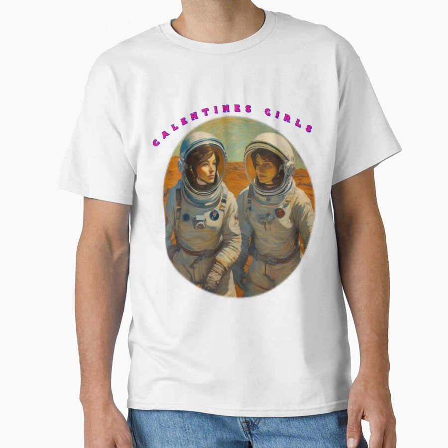 Cool Spacewomen galentines girls thinking of galentines day gifts and exchanging galentines days wishes by sailorsam1805
