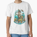 Ocean Empress among the sea creatures, fish sharks and dolphins by AnalajiaDesigns