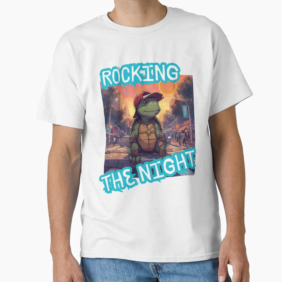 Turtle rocking the night by SweetySugar