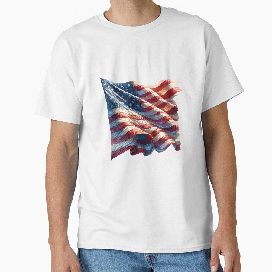 USA Flag Vintage Design – Patriotic American Graphic by artedigital99