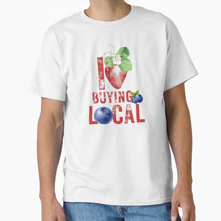 Local Farmers  Support Print / Local Produce by Thehatinthecat