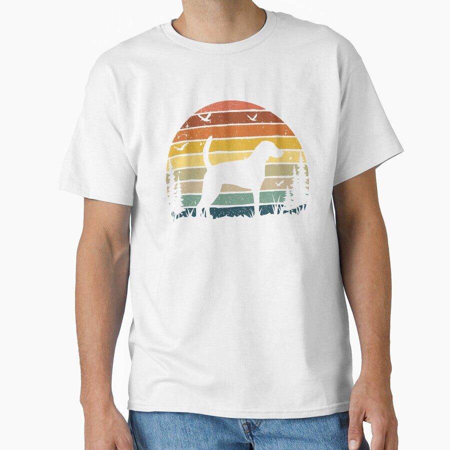 American Foxhound Dog Retro Vintage by rafaeltto