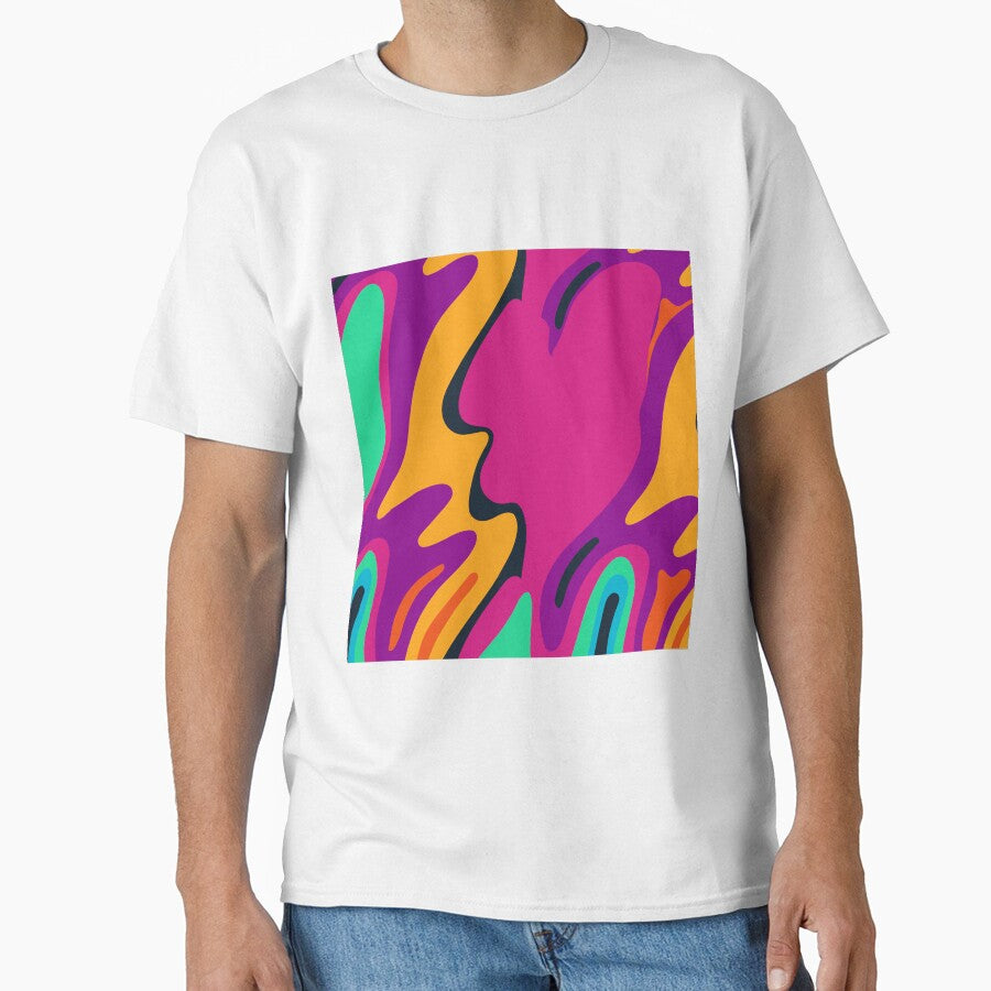 Print of Hand-Drawn Psychedelic Groovy Art - Retro Vibes Collection by Loubariss