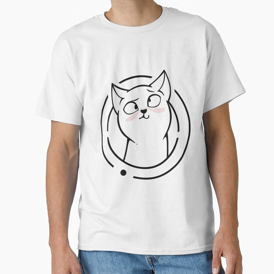 Close Up Silly Cat Face by cartoonice