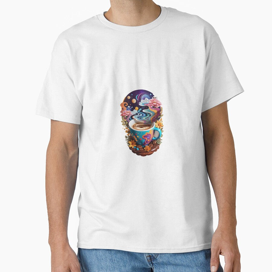 A colorful coffee in a cup. by Vegasstickers