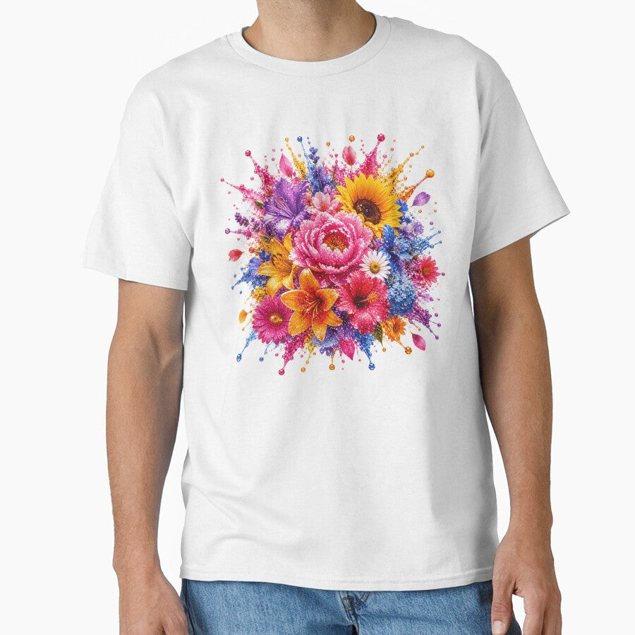 Colorful Flower Splash Art by AureliasDesignStudio