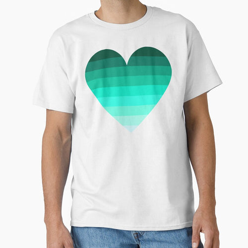 Aesthetic Aquamarine Gradient Pattern by quinellie