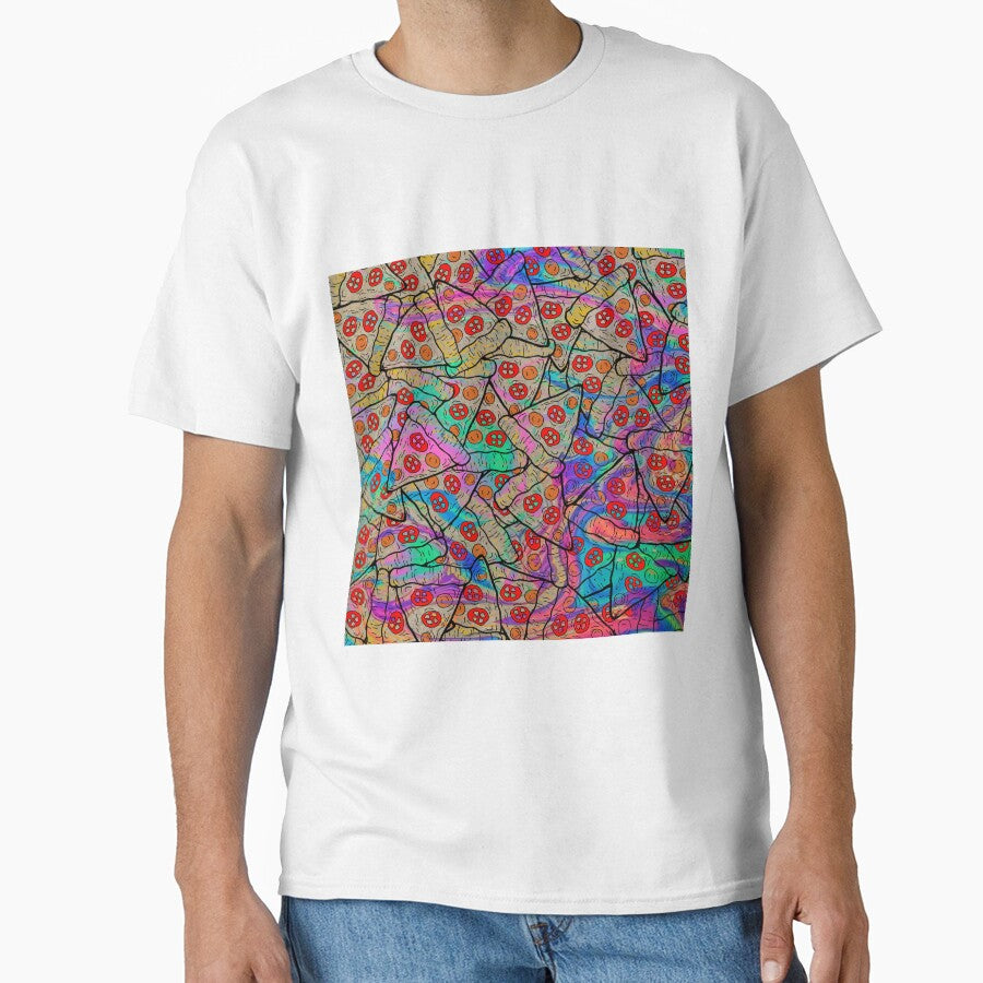 pizza psychedelic art by Ilustra Club