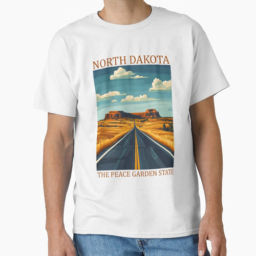 34 North Dakota Travel Poster by Lucy Goosy Art