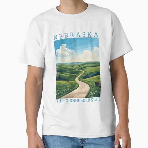 27 Nebraska Travel Poster by Lucy Goosy Art