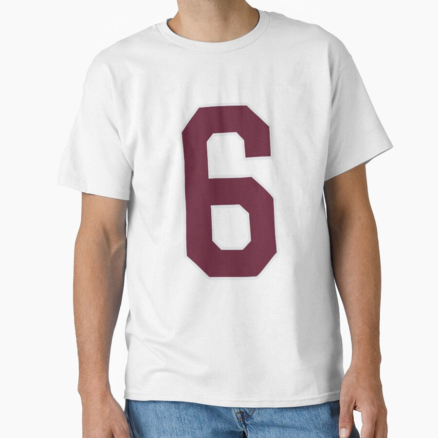"Number 6 Bold Design - Collegiate Numbers, Varsity Style, Personalized Monogram Art" by artworkathome