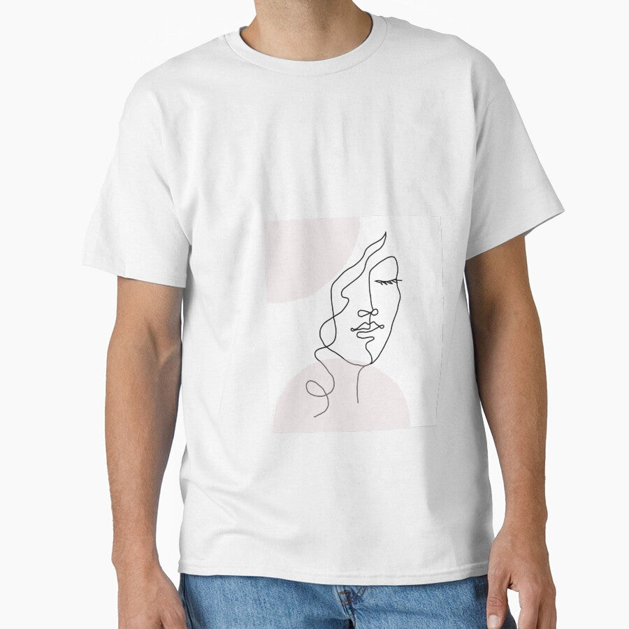 Hand Drawn Abstract Line Art Face by ManifestoDesign