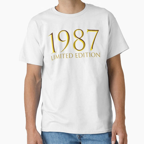 1987 Limited Edition 34 Years Old 34th Birthday by DavisHasari