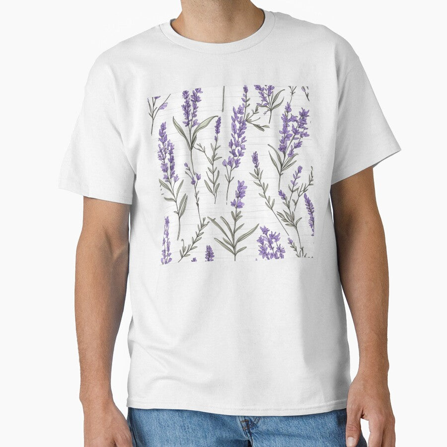Hand Drawn Lavender Pattern by Just-Flowers