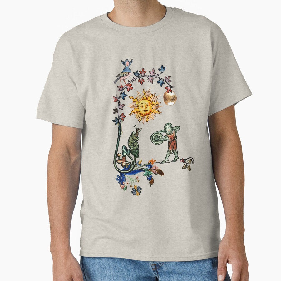 WEIRD MEDIEVAL BESTIARY WAR ,KNIGHT COMBATTING  WITH GIANT SNAIL by BulganLumini