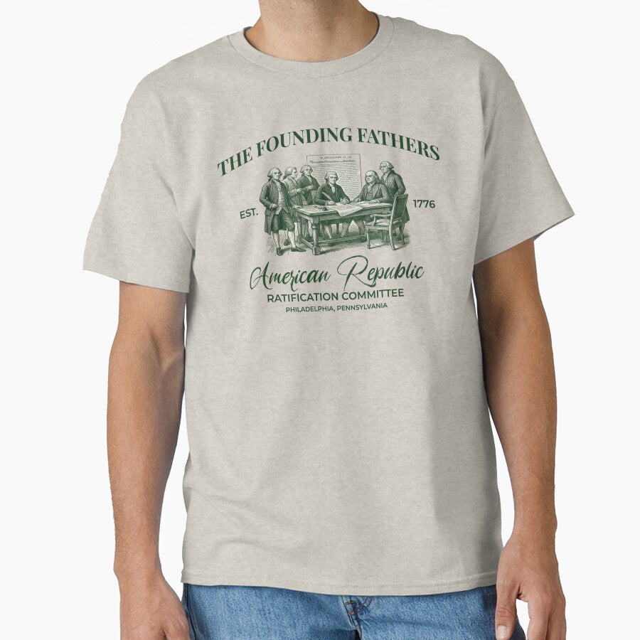 The Founding Fathers American Republic Vintage Streetwear by FIREDesignsPOD