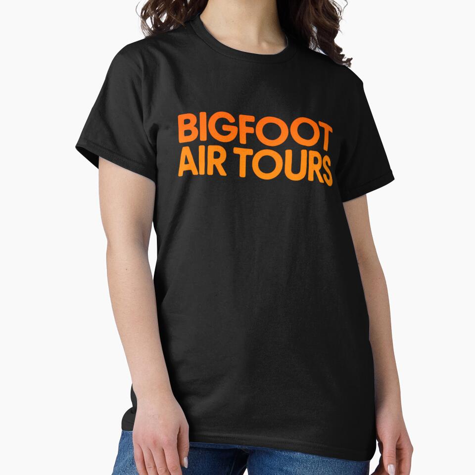 Funny Bigfoot Air Tours – Retro Sasquatch Adventure slogan by WilderRoads