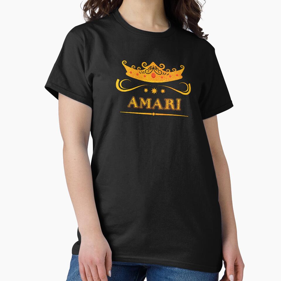 Amari Personalized Name With Crown - Cool & Custom Gift for Girls, Teens by Oussinc