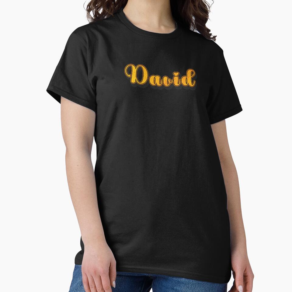 David Personalized Name Design with Heart | Funny Custom Gift by Watsonarts