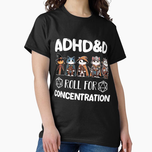 ADHD&D Roll for Concentration White version by PictoParade