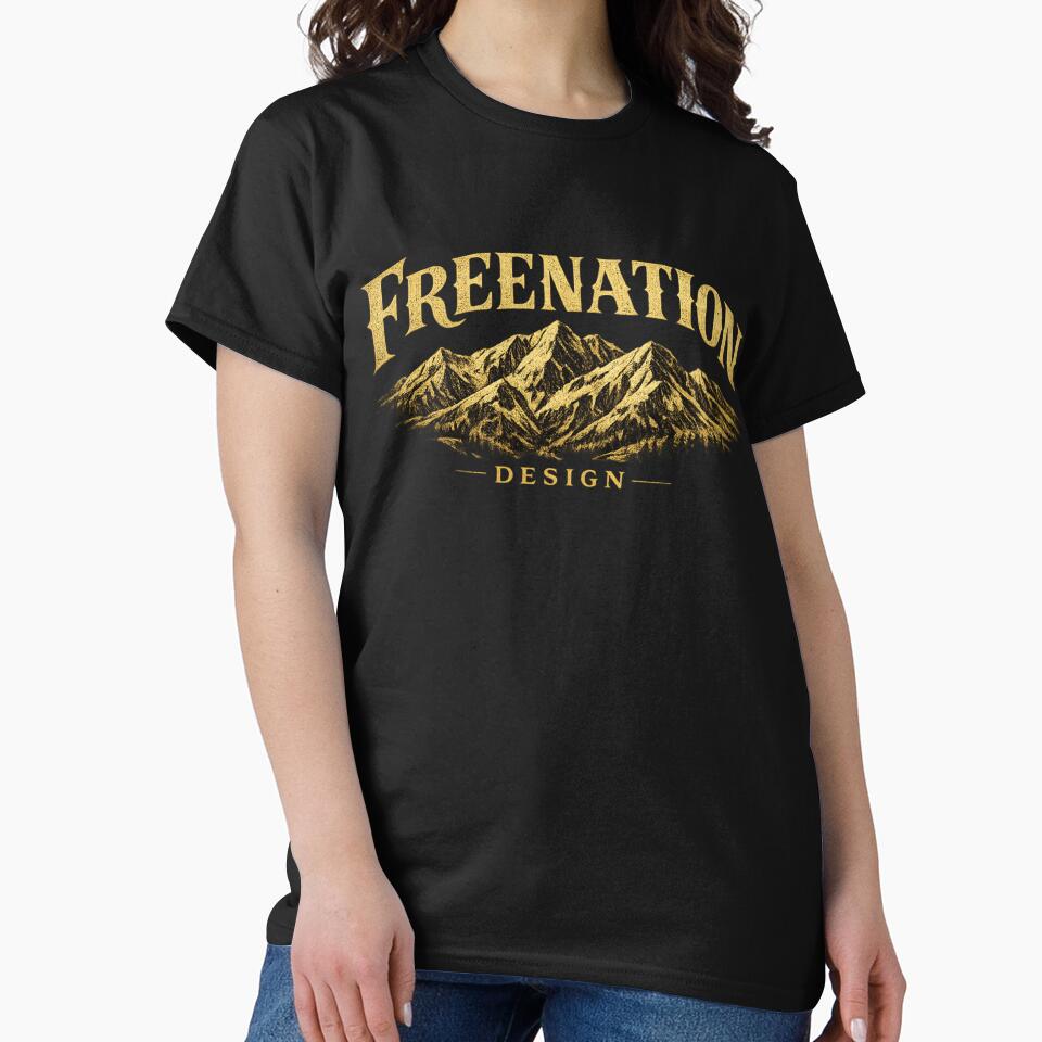 FREENAITON Mountain Vintage Logo by FREENATION2026