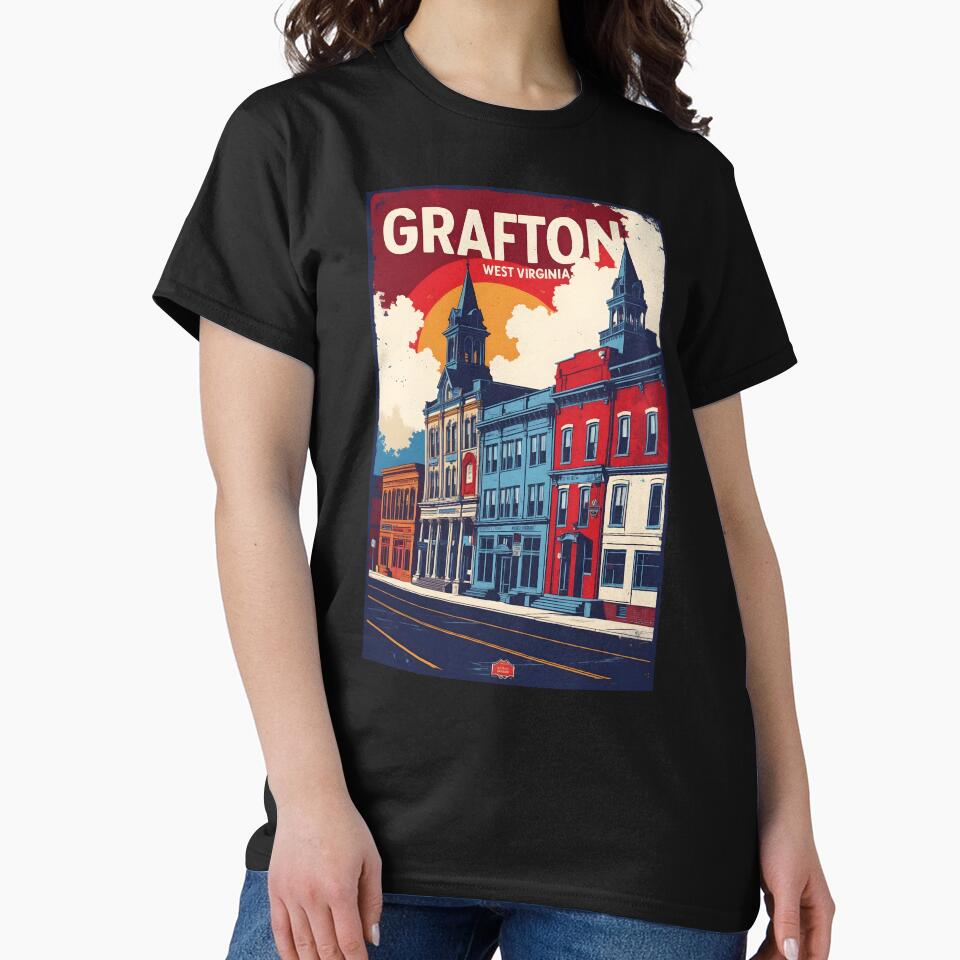 Grafton West Virginia 1950s USA Vintage Travel Tourism by TravelersGems